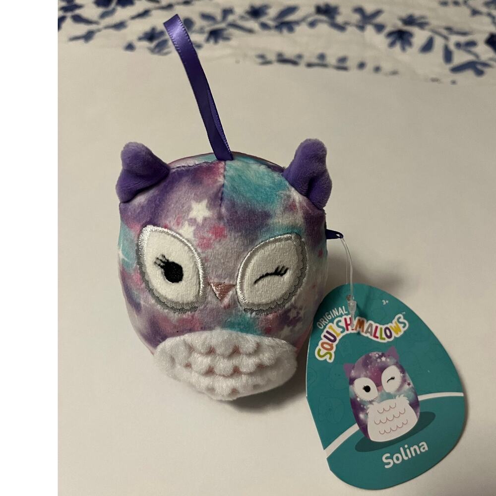 Squishmallows | NWT Solina the Owl 4" - Squish date 11.16.2021